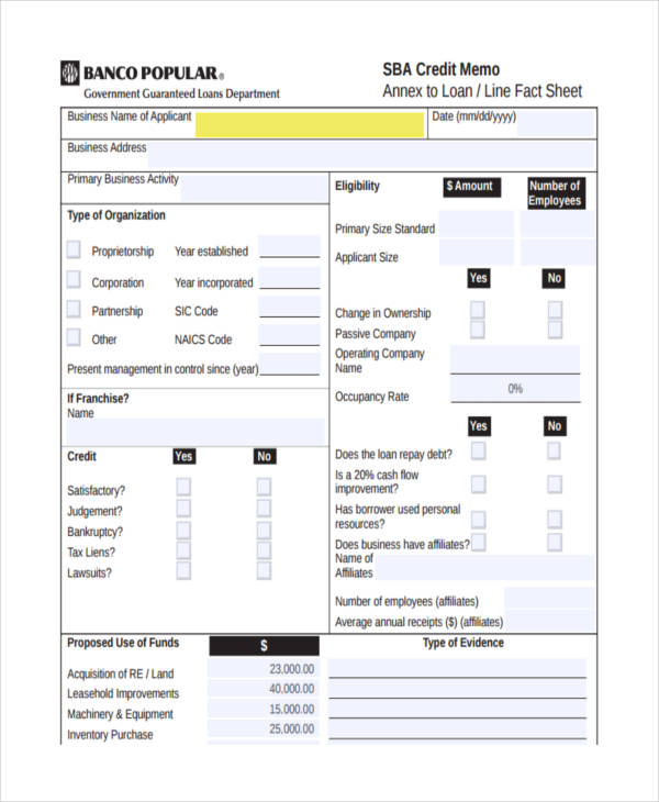 Credit Memo 14+ Examples, Format, Pdf Examples