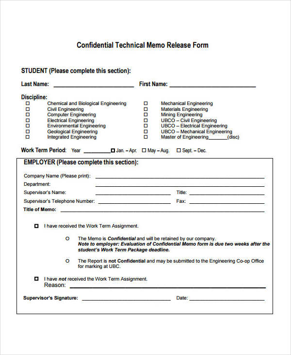 Confidential Memo 5 Examples Format Pdf Examples