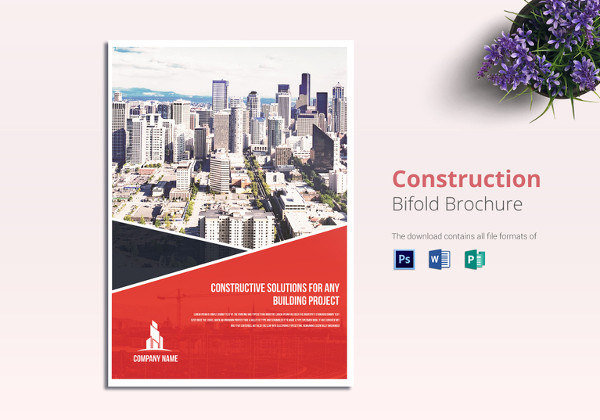 construction brochure template