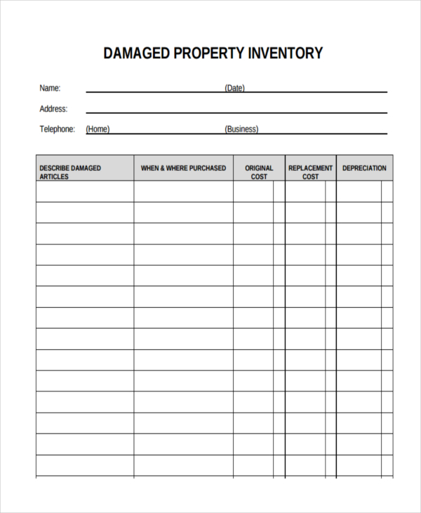 Inventory in PDF 23+ Examples, Format, Sample Examples