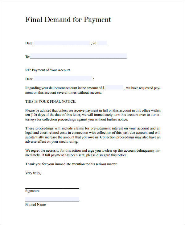 Client Termination Letter Template