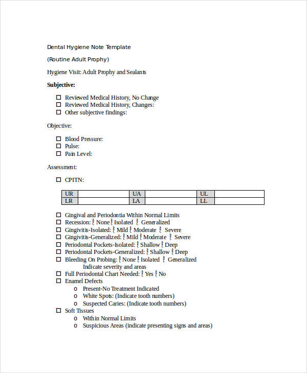 printable-dental-hygienist-dental-hygiene-clinical-notes-template