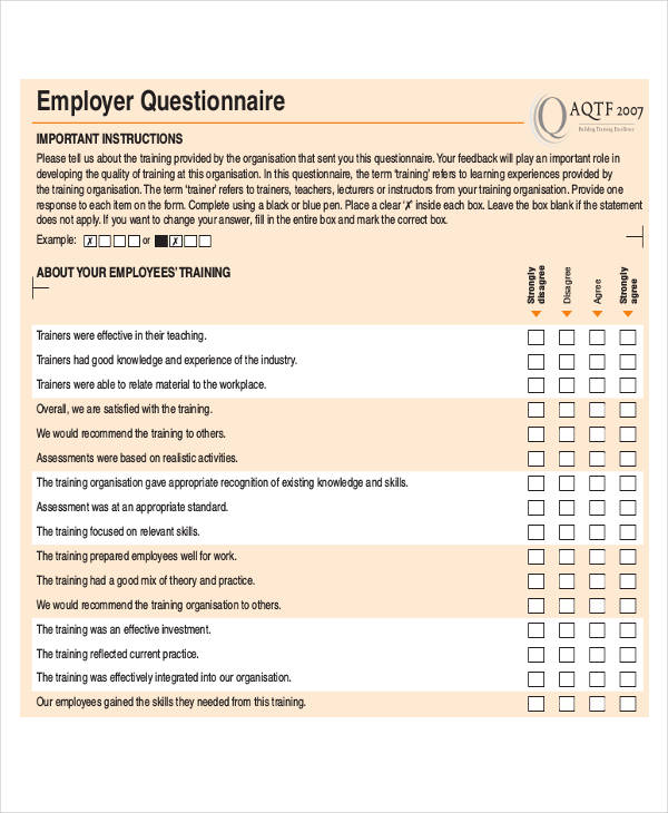 employee feedback sample