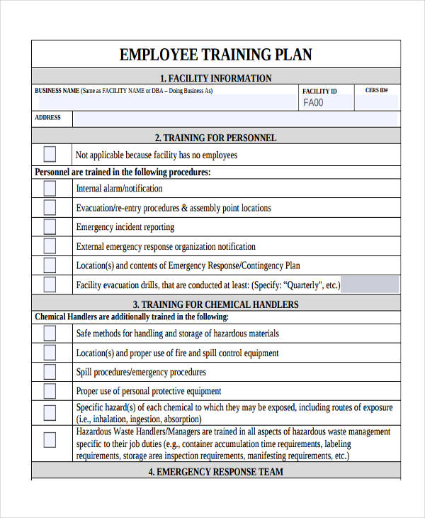 training company business plan pdf