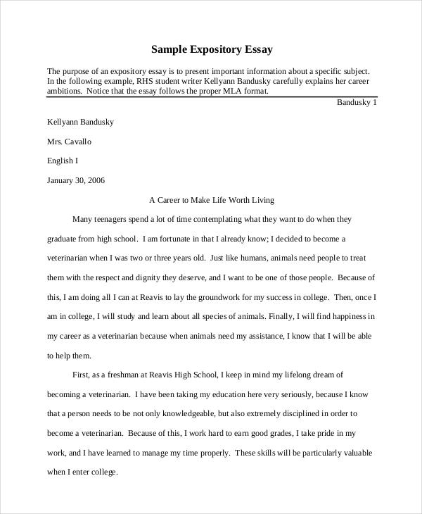 Expository essay on decision making