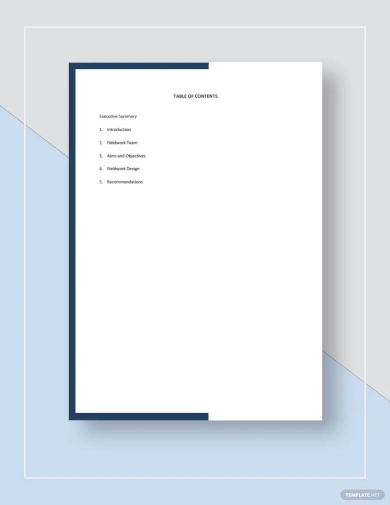 Field Report Template