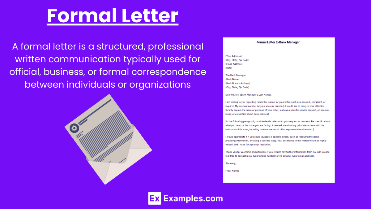 Formal Letter