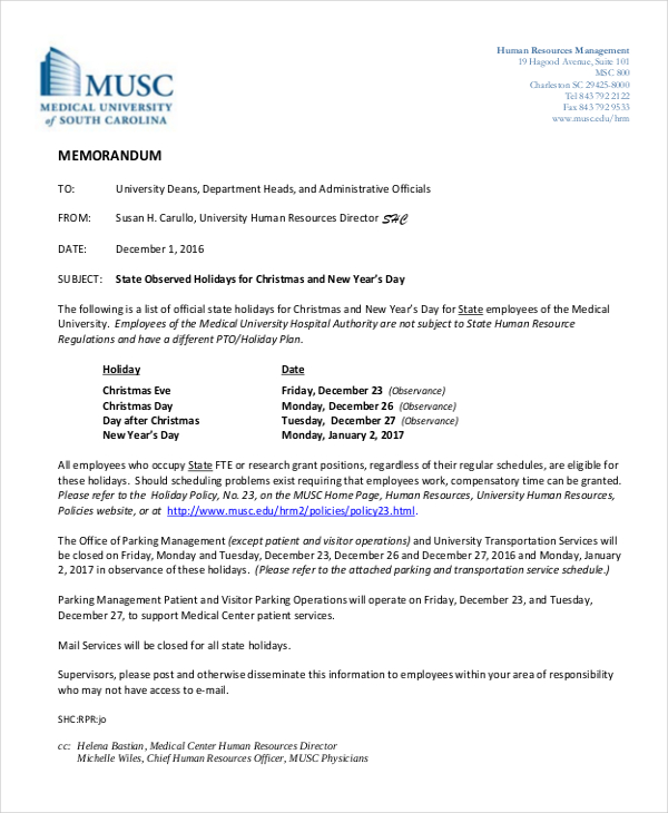 free form templates pass along memorandum