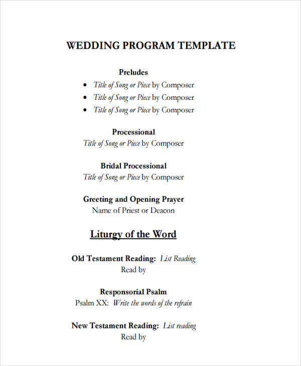 Program - 32+ Examples, Format, Pdf | Examples