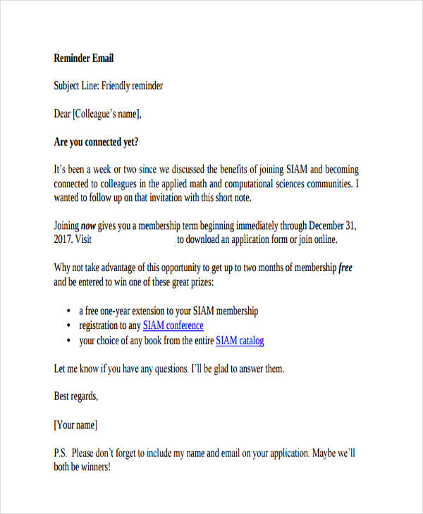 Reminder Email 24 Examples Format How To Write Pdf