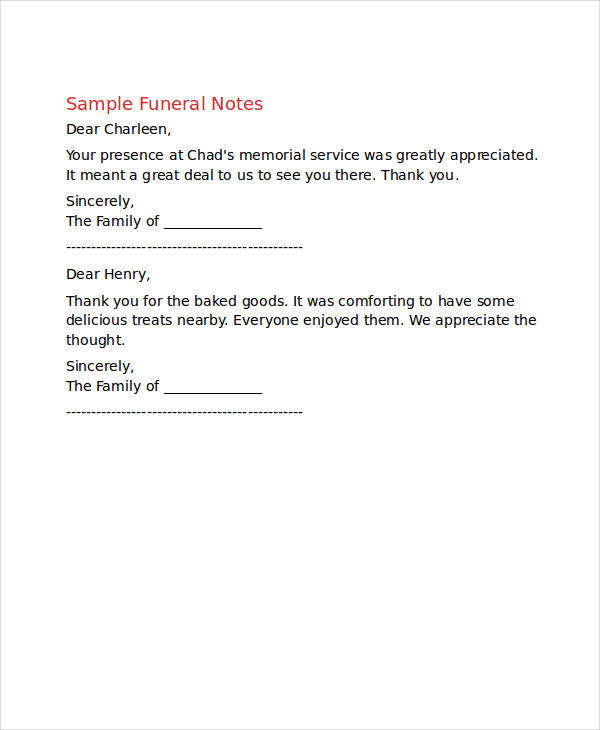Free Note Examples 31+ in PDF DOC Examples