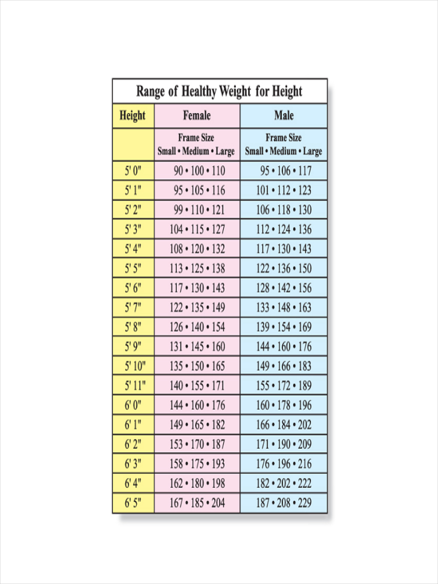 height-and-weight-chart-7-examples-format-pdf-examples