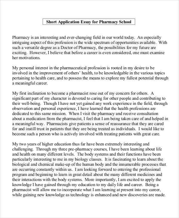 Writing personal essay for college admission short