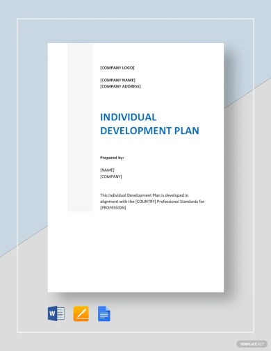 individual development plan template