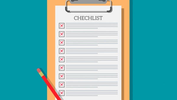 induction checklist examples samples