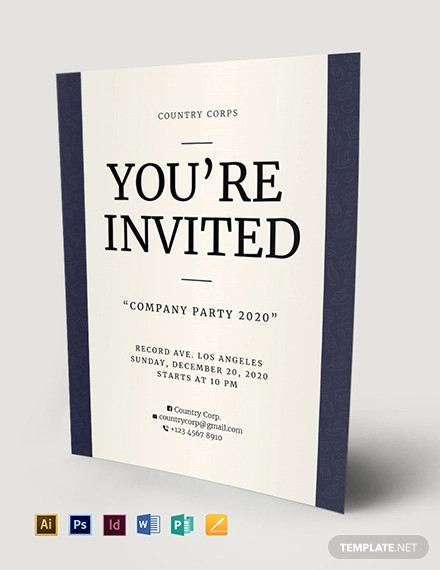 invitation flyer template