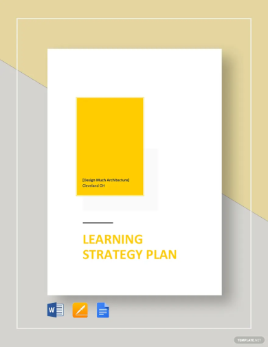 learning strategy plan template