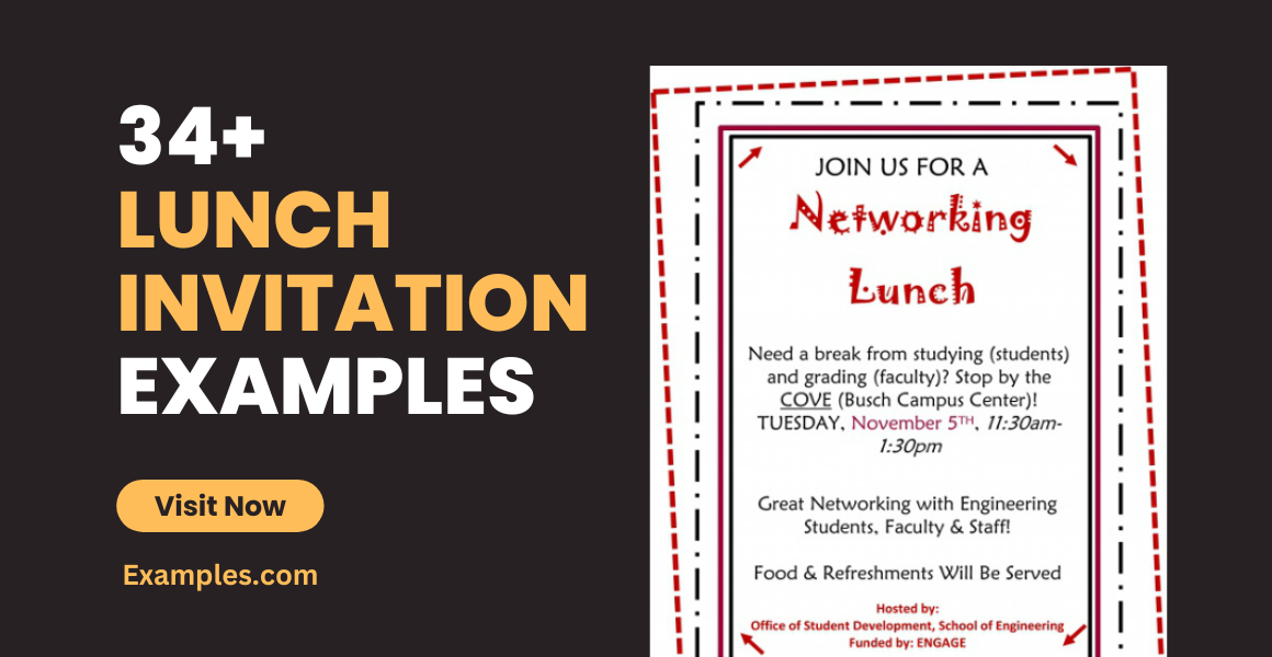 Lunch Invitation Examples
