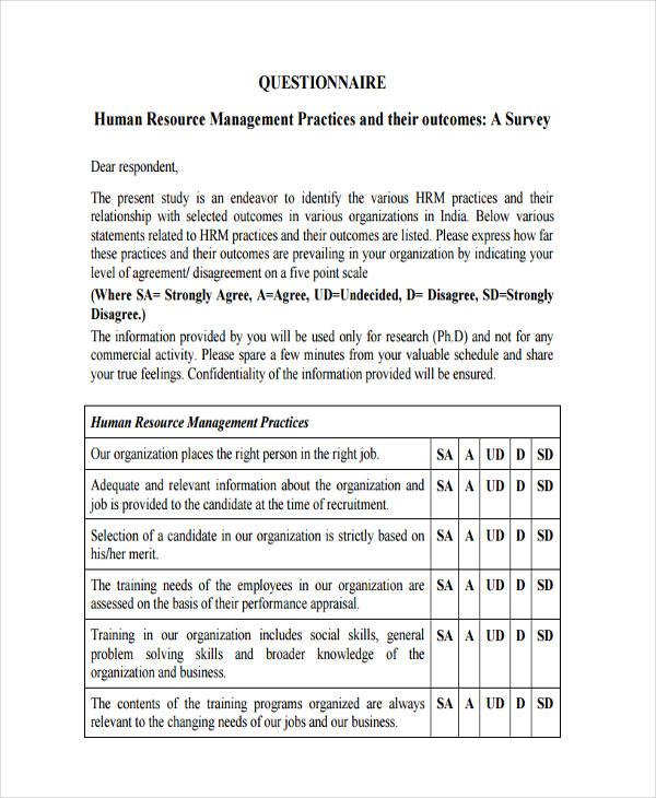 hr research questions