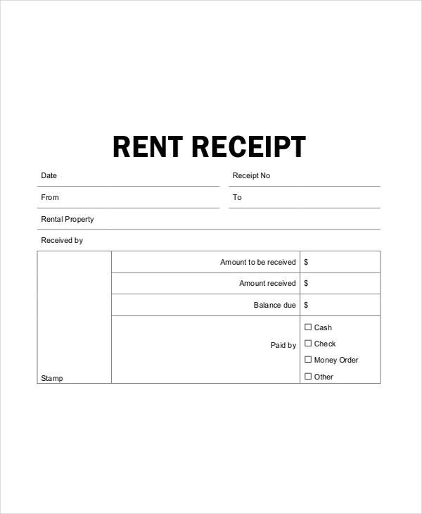 Rent Invoice 13 Examples Google Docs Google Sheets Excel Word   Monthly Rent 