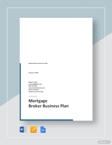Mortgage Broker Business Plan Template1