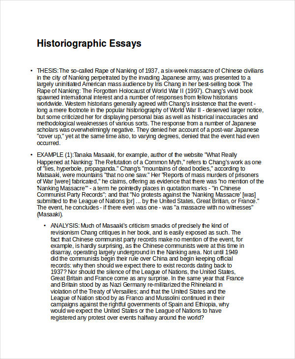 Essay Writing Examples - 21+ Samples in PDF | DOC | Examples