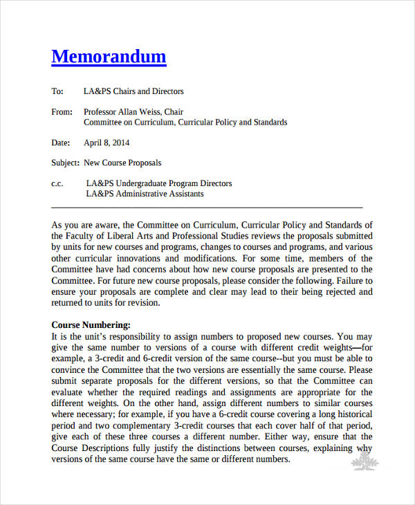 Proposal Memo 13 Examples Word Pages Google Docs PDF
