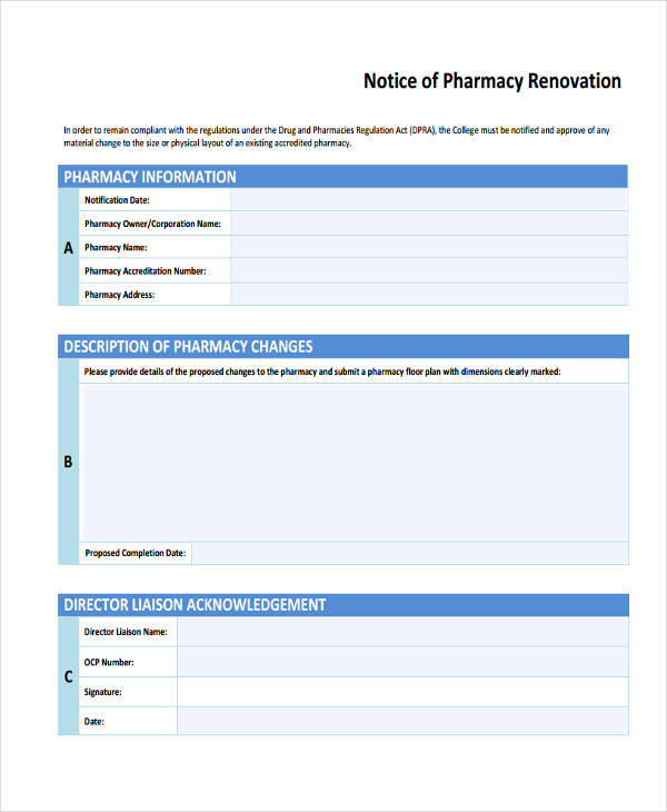 Notice Examples - 46+ In Pdf 