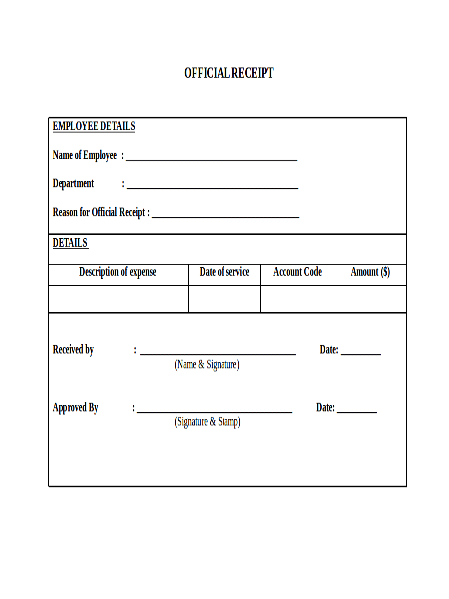 26 receipts examples samples in word examples contractor receipt of payment