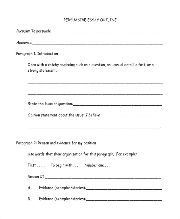 persuasive essay examples middle school