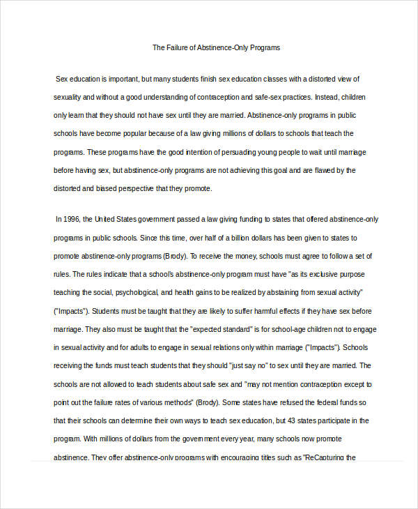 Persuasive Research Essay