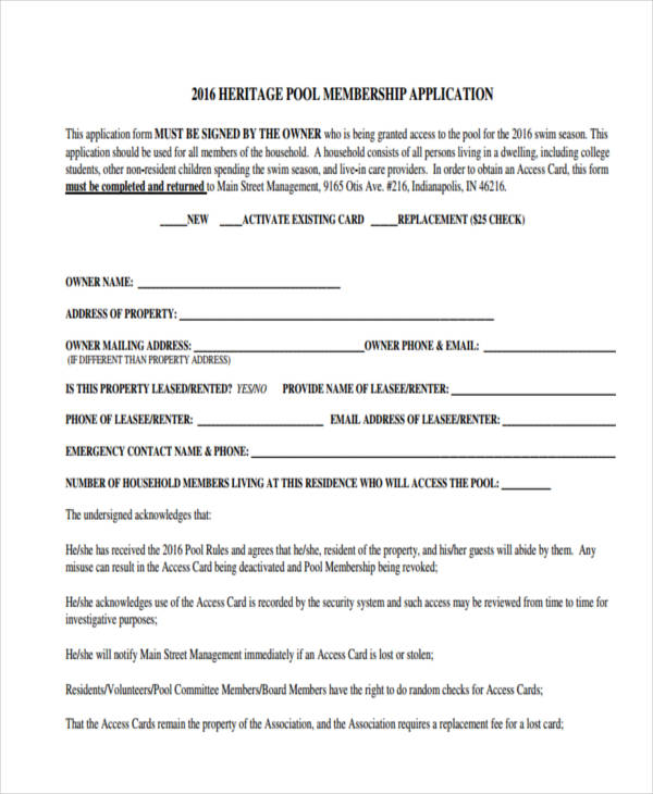 Application Examples 39+ in PDF Examples