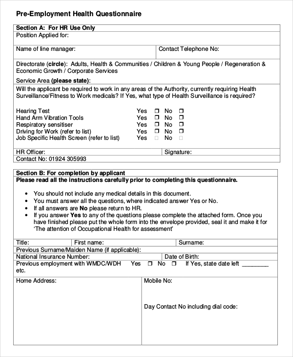 short-form survey health 8-item questionaire health form  Ideal.vistalist.co