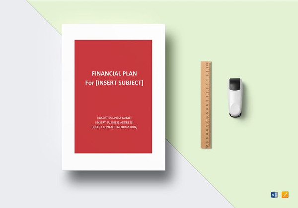 printable financial plan template
