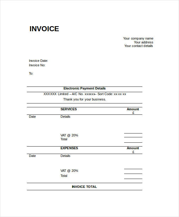 free 34 simple invoice examples in google docs google