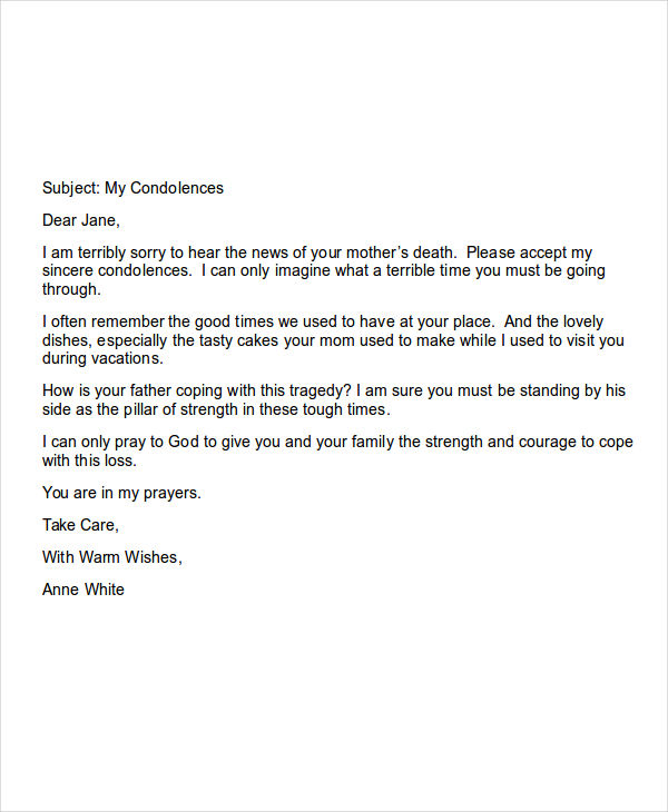 😍 How to write a condolence email. Tips for Writing a Sympathy Letter