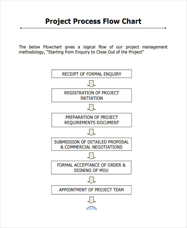 project process flow chart