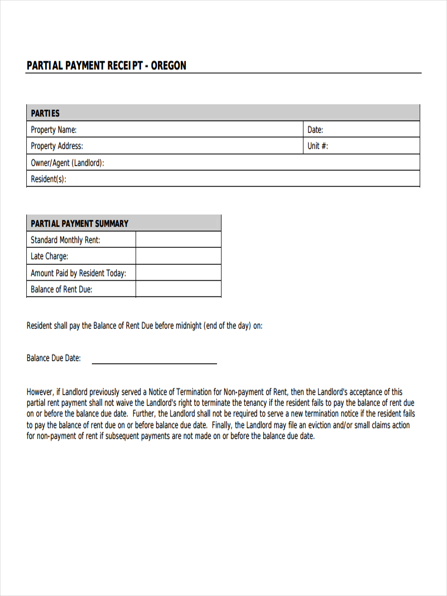 FREE 26  Free Receipt Examples in PDF DOC Examples