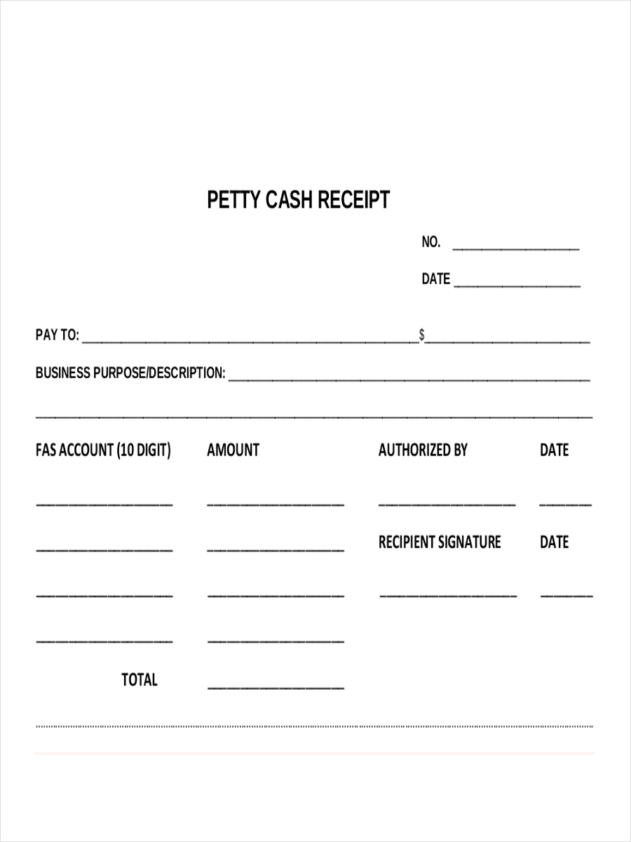 receipt for petty cash2