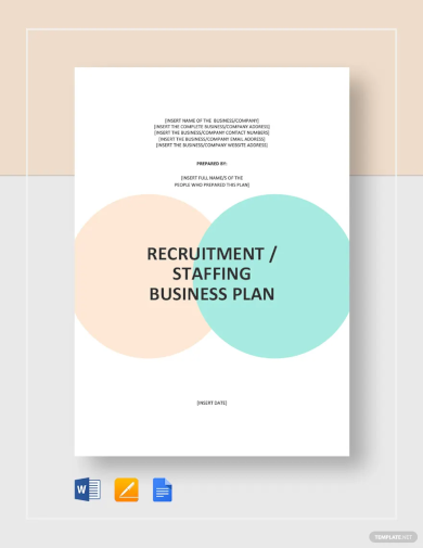 Recruitment or Staffing Agency Business Plan Template