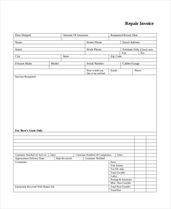 Simple Invoice Examples - 34+ in Google Docs | Google Sheets | Excel ...
