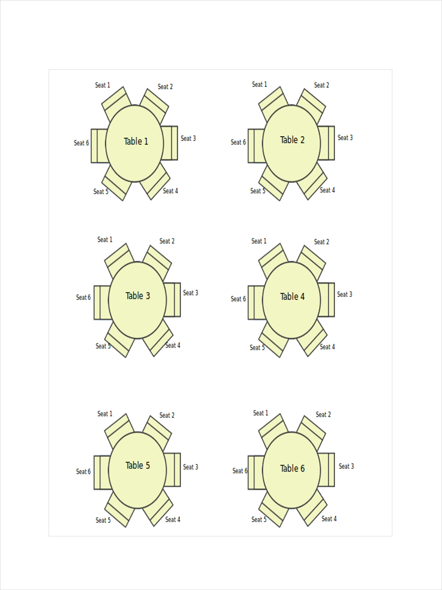 round seating chart template