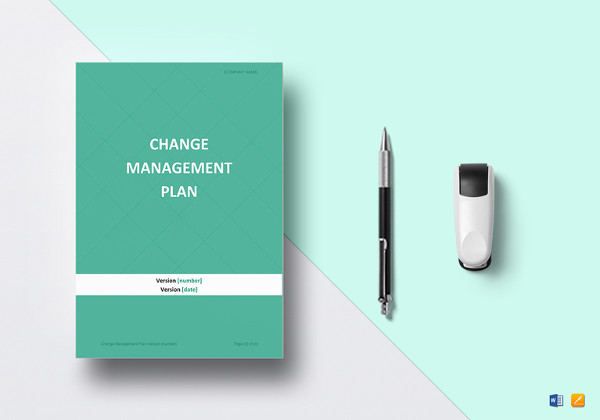 sample change management plan template