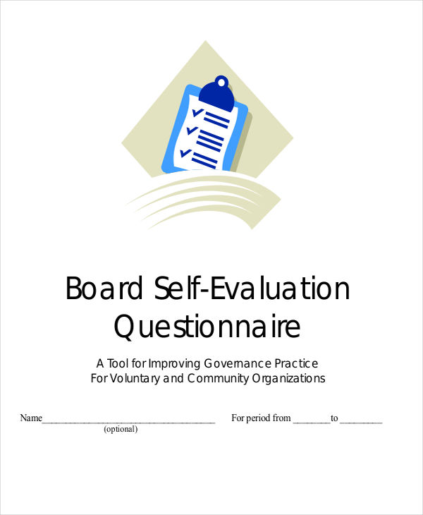 self evaluation questionnaire