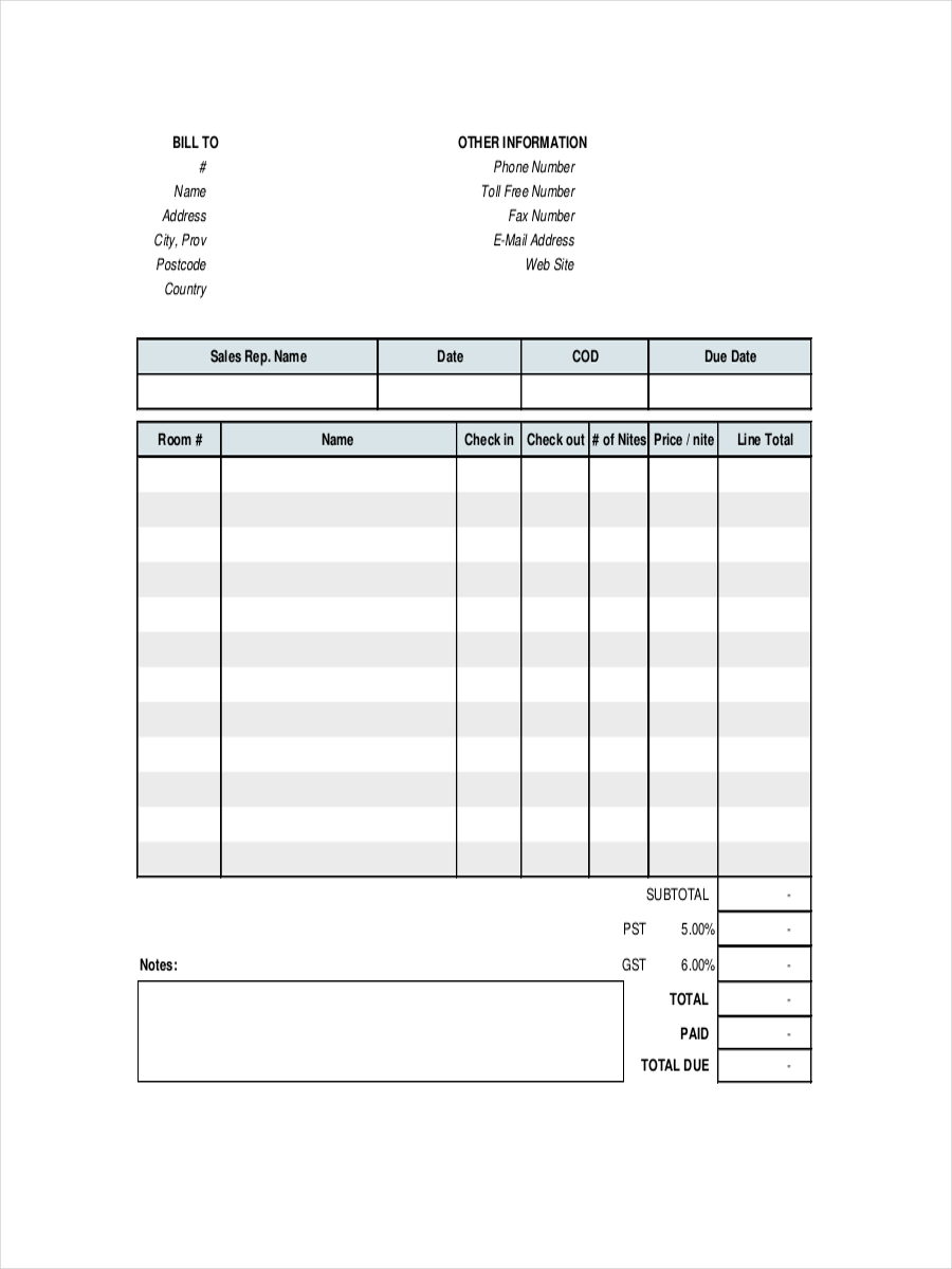 Free 10 Hotel Receipt Examples Samples In Google Docs Google Sheets Excel Doc Numbers Pages Pdf Examples