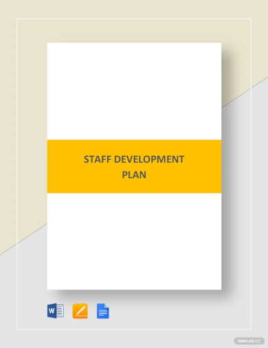 staff development plan template