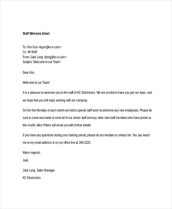 6 Welcome Email Examples To Download
