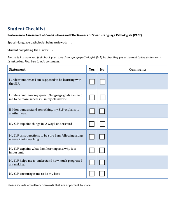 free 12 blank checklist examples samples in pdf google docs word