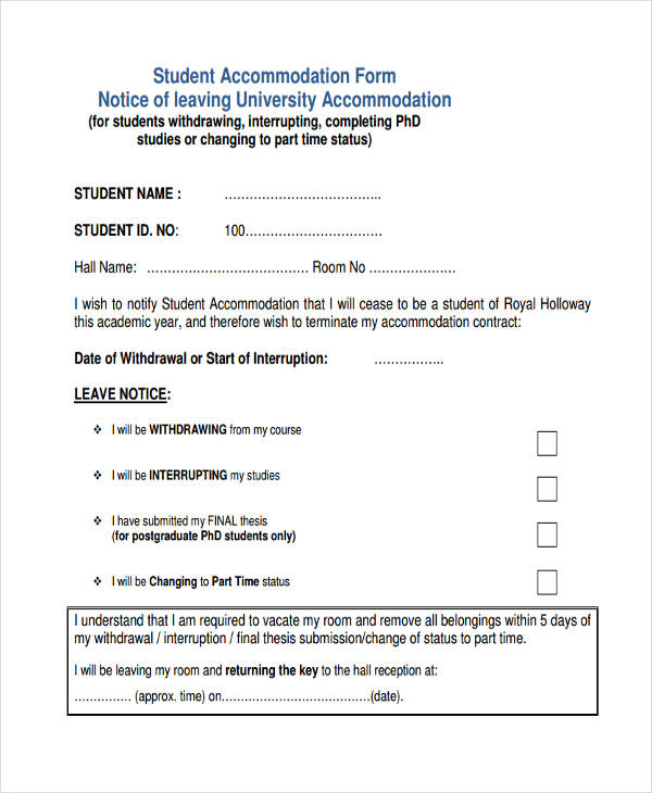 Student Notice