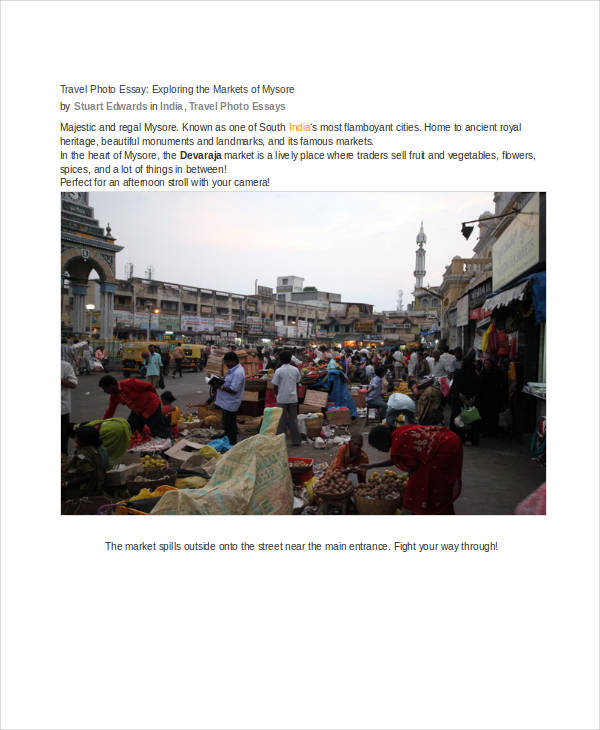Travel Essay 4 Examples Format Pdf Examples